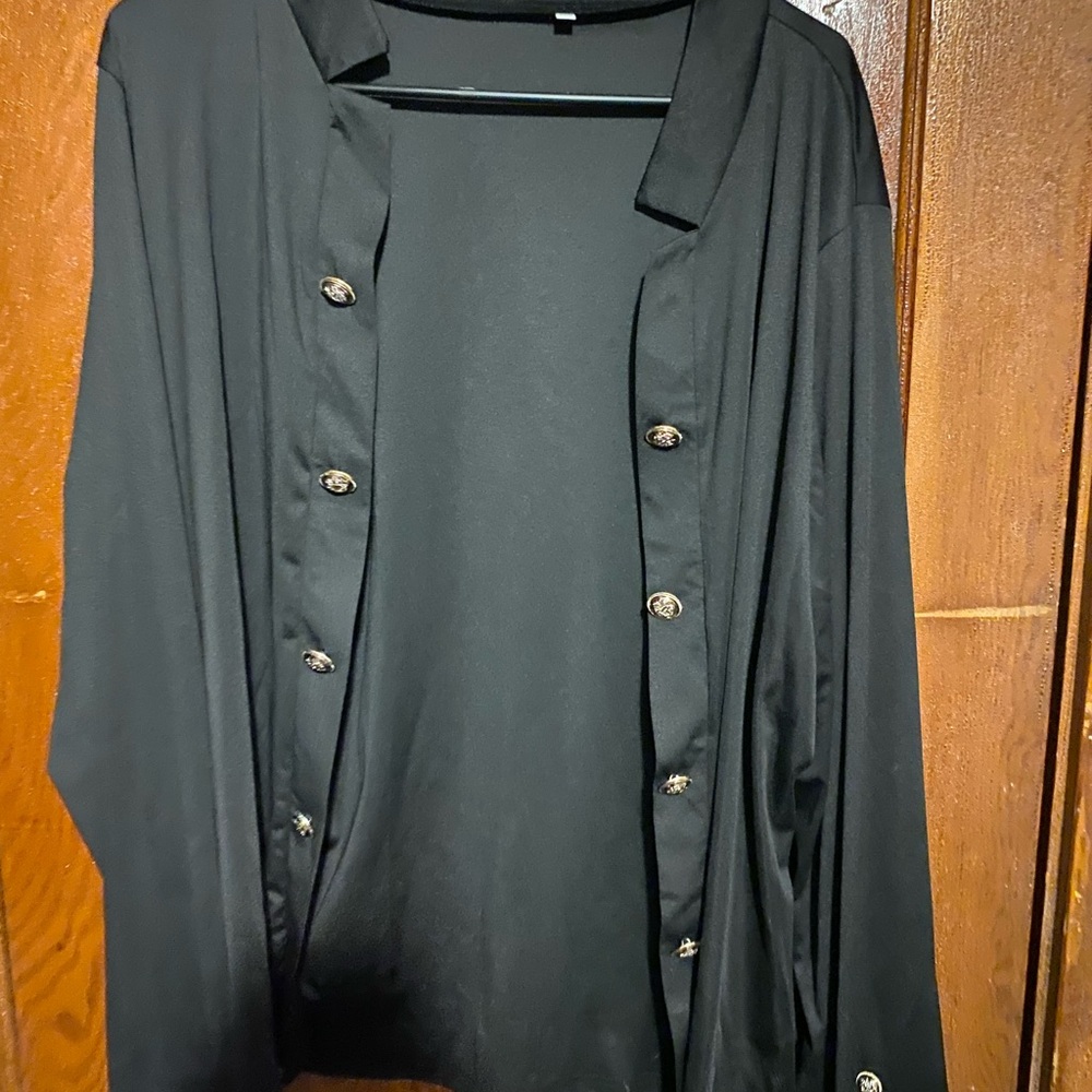 Black Button-Up Shirt